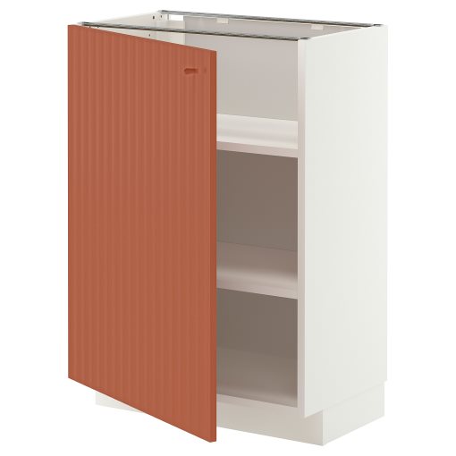 METOD, base cabinet with shelves, 60x37 cm, 996.119.02