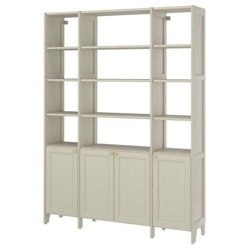 GULDDRAGARE, storage combination with 4 doors with shelves, 162x37x216 cm, 996.124.64