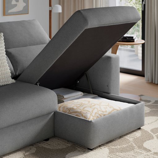 MALMKÖPING, 3-seat sofa with chaise longue, 996.268.14