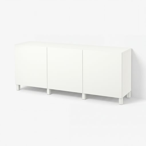 BESTÅ, σύνθεση αποθήκευσης με πόρτες, 180x42x74 cm, 291.397.18