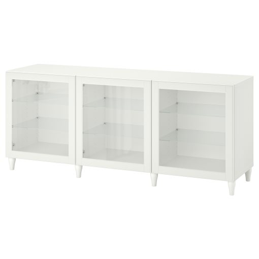 BESTÅ, σύνθεση αποθήκευσης με πόρτες, 180x42x74 cm, 293.849.03