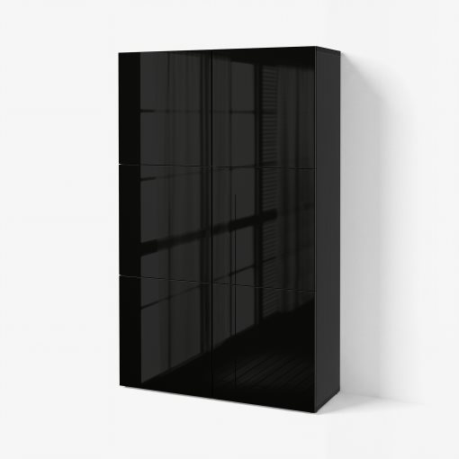 BESTÅ, σύνθεση αποθήκευσης με πόρτες, 120x42x193 cm, 690.715.23