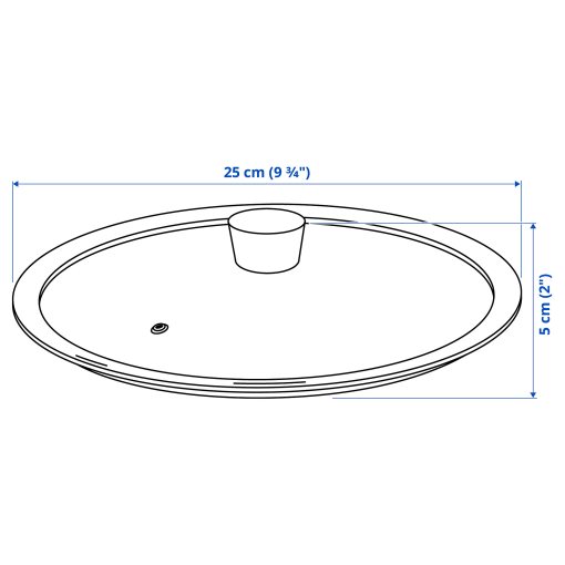 KLOCKREN, pan lid, 25 cm, 004.590.22