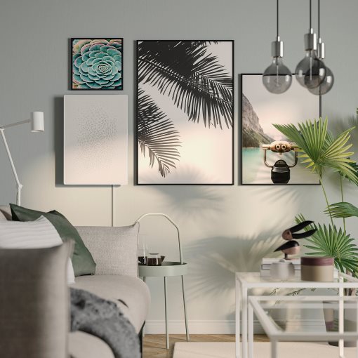 SYMFONISK, picture frame with WiFi speaker, 004.857.66