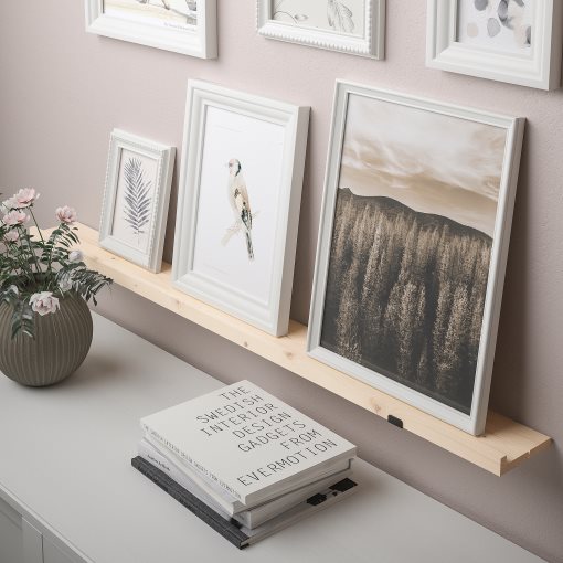 STÖDSTORP, ράφι για κορνίζες, 115 cm, 004.858.46