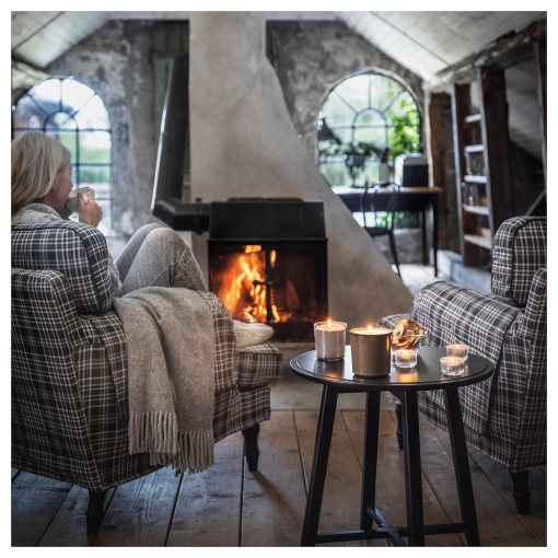 ENSTAKA, αρωματικό κερί ρεσό/Καμένο ξύλο/30 τεμ. 3.5 ώρες, 005.024.74