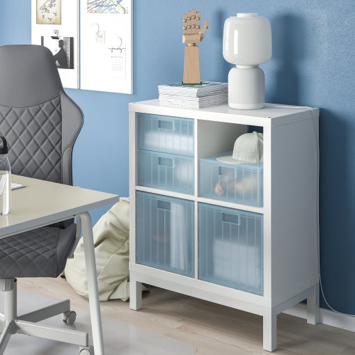 PANSARTAX, κουτί αποθήκευσης με καπάκι, 33x33x16.5 cm, 005.254.04