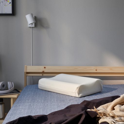 PAPEGOJBUSKE, ergonomic pillow side/back sleeper, 33x45 cm, 005.528.45