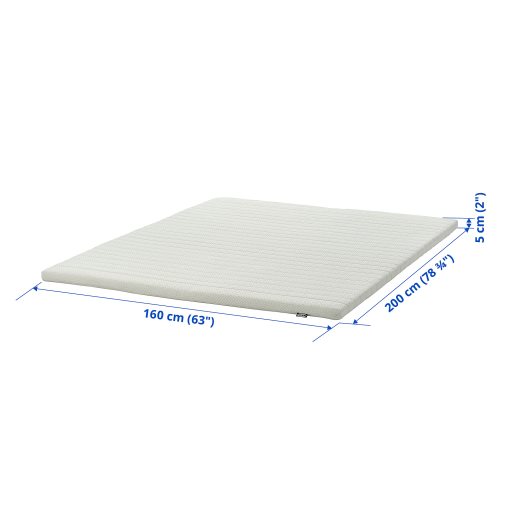 NISSEHOLM, mattress pad, 160x200 cm, 005.584.04