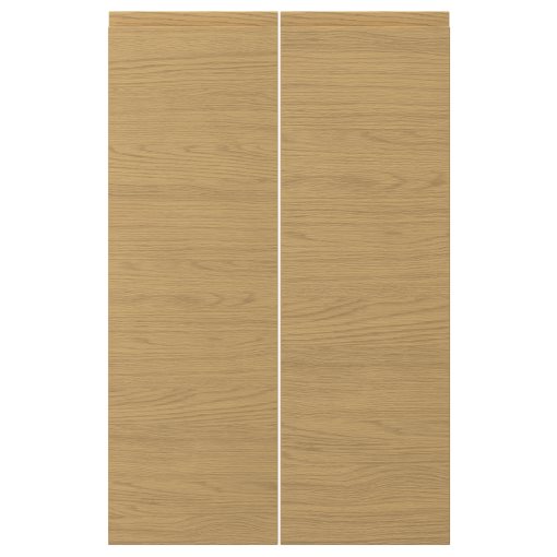VOXTORP, left-hand 2-piece door for corner base cabinet set, 25x80 cm, 005.591.54
