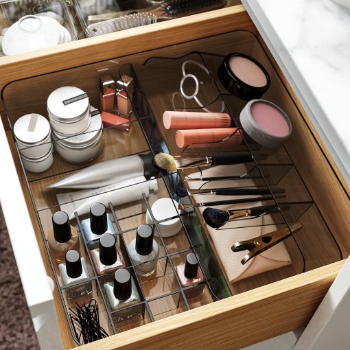 VISSLAAN, box with compartments, 32x31x9 cm, 005.621.04