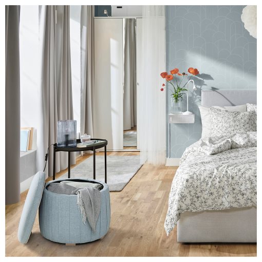 ÅTERLÖGA, pouffe with storage, 005.702.41