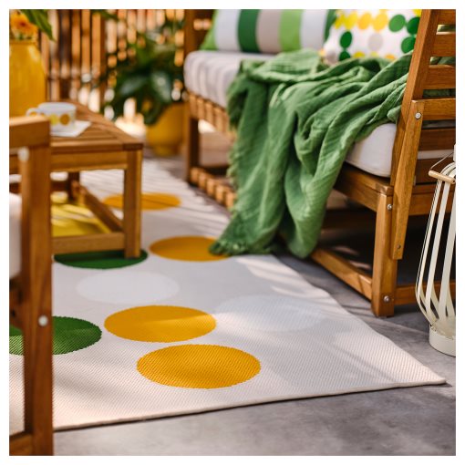 BROGGAN, rug flatwoven/in/outdoor, 133x195 cm, 005.707.74