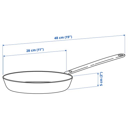 HEMKOMST, τηγάνι/αντικολλητική επένδυση, 28 cm, 005.800.99