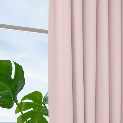 BENGTA, block-out curtain with heading tape/1 piece, 210x300 cm, 006.021.62