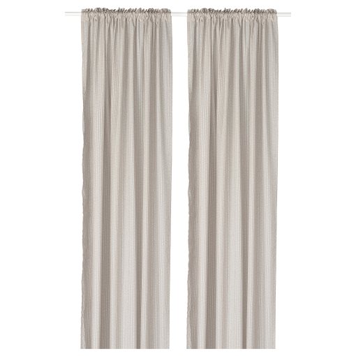 MÄSTERROT, curtains with heading tape/1 pair, 145x300 cm, 006.025.67