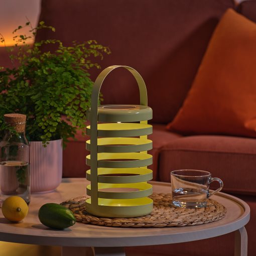 SOLVINDEN, solar-powered decorative table lamp with built-in LED light source, 006.193.70