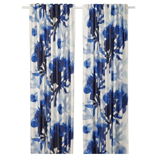 SKOGSNÄSSLA, curtains with heading tape 1 pair, 145x280 cm, 006.276.24