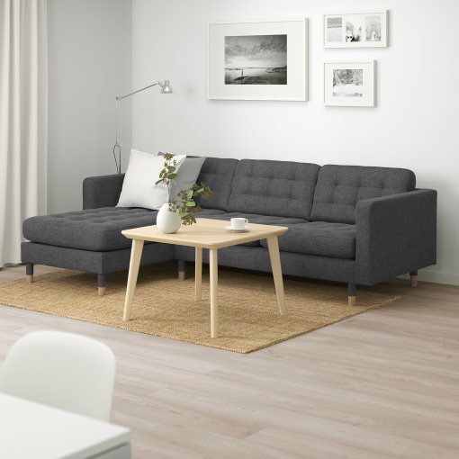 LANDSKRONA, 3-seat sofa with chaise longue, 092.726.66