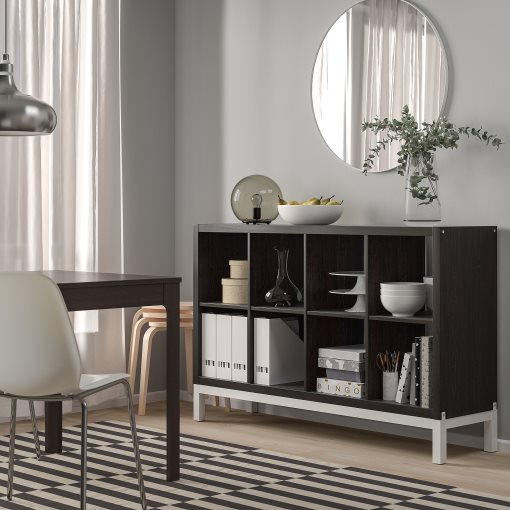 KALLAX, shelving unit with underframe, 147x94 cm, 094.426.78