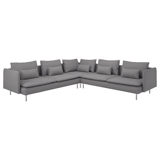 SÖDERHAMN, corner sofa, 6-seat, 094.520.78