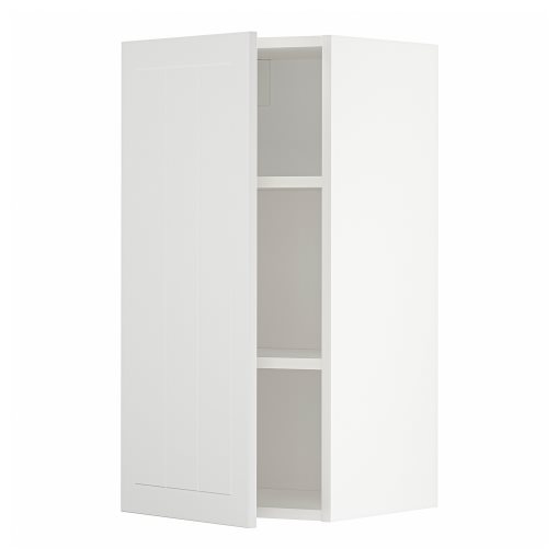 METOD, wall cabinet with shelves, 40x80 cm, 094.543.55