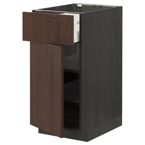METOD/MAXIMERA, base cabinet with drawer/door, 40x60 cm, 094.555.62