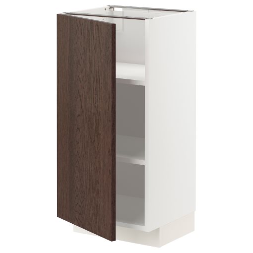 METOD, base cabinet with shelves, 40x37 cm, 094.559.96