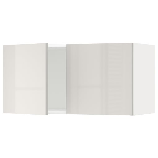 METOD, wall cabinet with 2 doors, 80x40 cm, 094.652.07