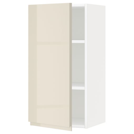 METOD, wall cabinet with shelves, 40x80 cm, 094.691.25