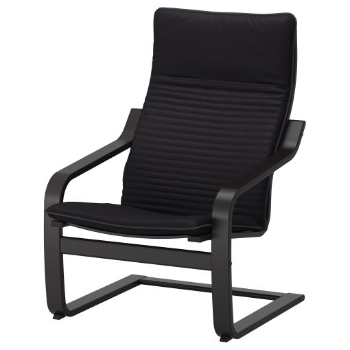 POÄNG, armchair and footstool, 094.842.01