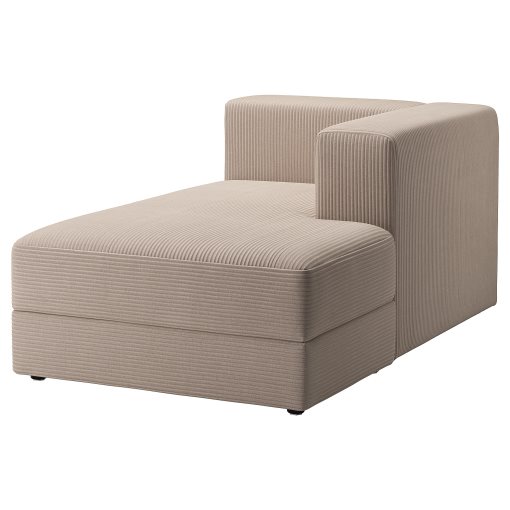 JÄTTEBO, chaise longue module with armrest, right, 094.945.87