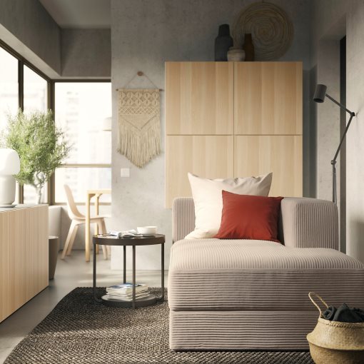 JÄTTEBO, chaise longue module with armrest, right, 094.945.87