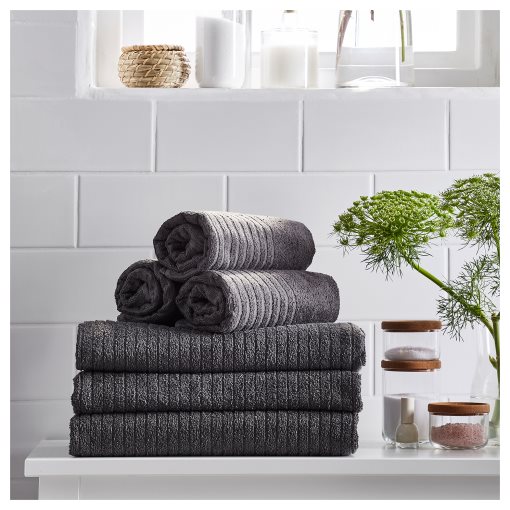 VÅGSJÖN, hand/bath towels, set of 4, 095.059.58