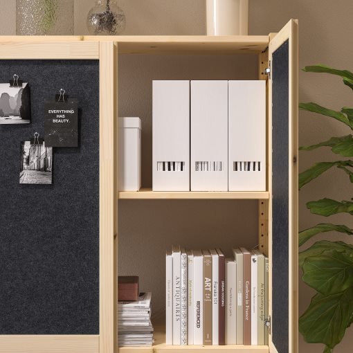 IVAR, ραφιέρα με πόρτες, 89x30x124 cm, 095.078.58