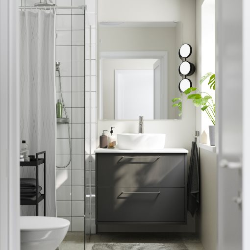 HAVBACK/TORNVIKEN, wash-stand with drawers/wash-basin/tap, 82x49x79 cm, 095.140.81