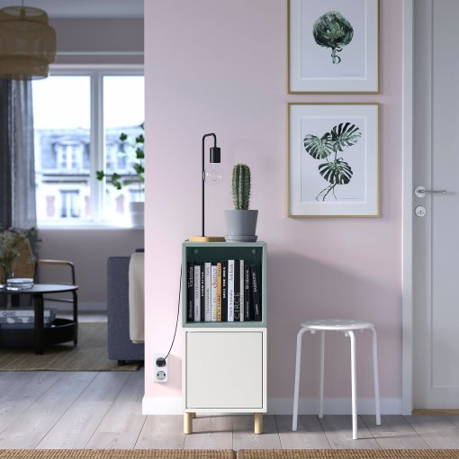 EKET, cabinet combination with legs, 35x35x80 cm, 095.217.17