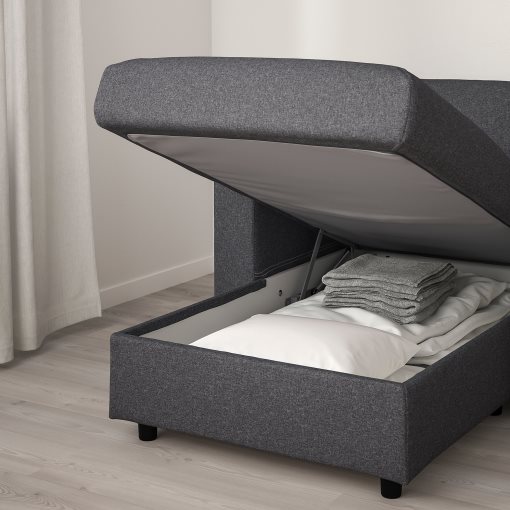 VIMLE, corner sofa-bed, 5-seat with chaise longue, 095.452.66