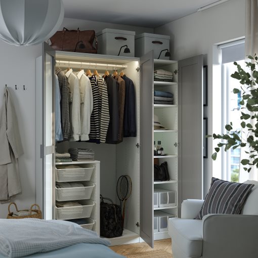 PAX/KAMMAR/GULL, wardrobe combination, 150x60x201 cm, 095.725.42
