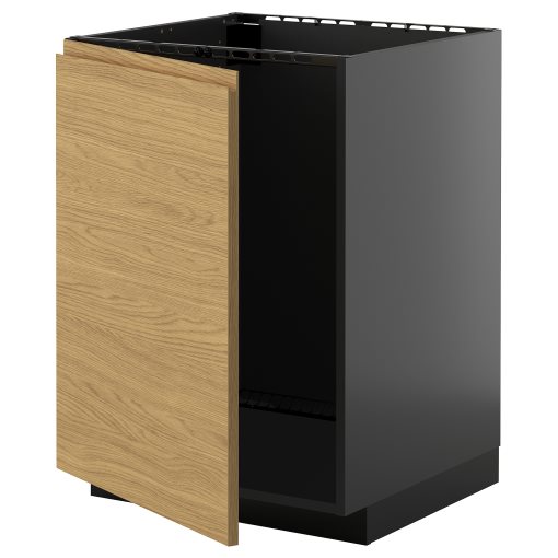 METOD, base cabinet for sink, 60x60 cm, 095.880.86