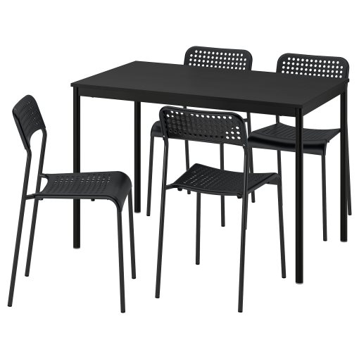 SANDSBERG, table and 4 chairs, 110x67 cm, 096.083.86