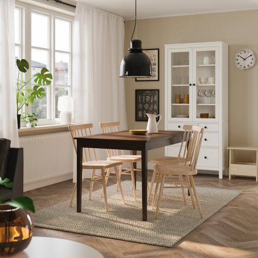 NÄSINGE/HÖGVED, table and 4 chairs, 130x80 cm, 096.101.48