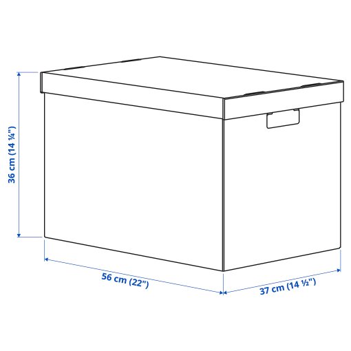 PINGLA, χάρτινο κουτί με καπάκι, 2 τεμ., 103.241.36