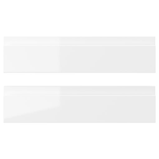 VOXTORP, πρόσοψη συρταριού/γυαλιστερό, 2 τεμ. 40x10 cm, 103.974.96