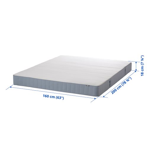 VESTMARKA, sprung mattress/firm, 160x200 cm, 104.512.90