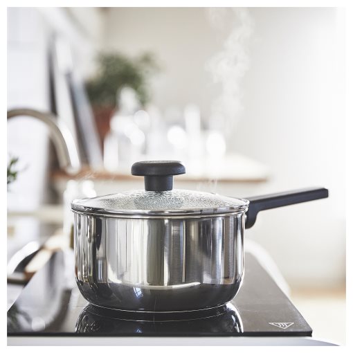 MIDDAGSMAT, saucepan with lid/non-stick coating, 2 l, 104.637.21
