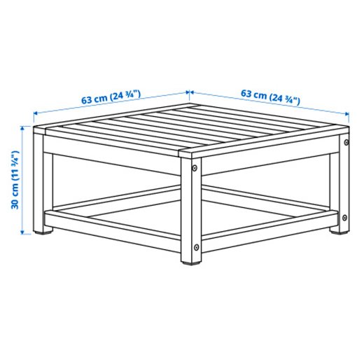 NÄMMARÖ, seat section for modular sofa, outdoor, 105.102.99