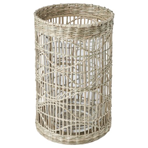 SLIPPRIG, lantern for block candle/handmade, 105.165.26