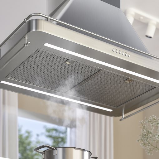 OMNEJD, ceiling-mounted extractor hood, 90 cm, 105.217.35