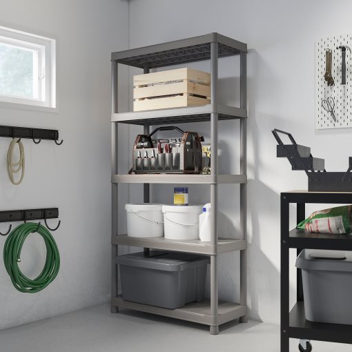 RUNMARÖ, shelving unit/in/outdoor, 90x40x182 cm, 105.513.22